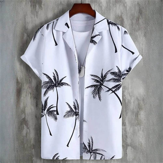 Casual Men's Hawaiian Shirts - 3D Patchwork Printing for Spring/Summer - Buy Center US