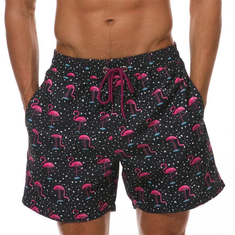 Trendy 3D Pineapple Print Beach Shorts - Surf Board Trunks for Men & Women - Buy Center US