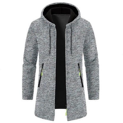 WHooHoo Men's Thin Fleece Jacket - Hooded, Casual Autumn Outerwear - Buy Center US