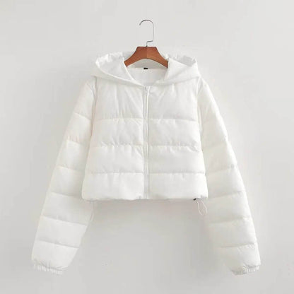 Women's Fall Winter Down Coat - Oversized Puffer Jacket, Zippered - Buy Center US