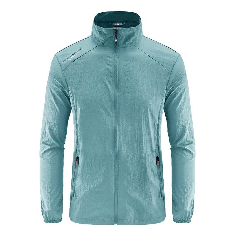 MuLS Men's Summer Windbreaker Jacket - Ultralight Casual Fishing Coat - Buy Center US