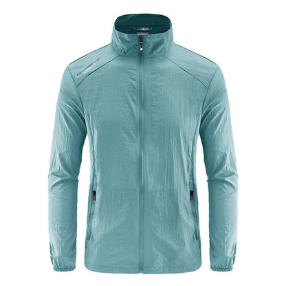 MuLS Men's Summer Windbreaker Jacket - Ultralight Casual Fishing Coat - Buy Center US