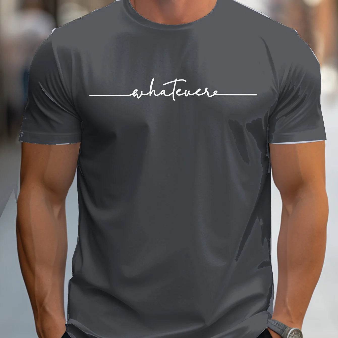 Men's Summer Casual T-Shirt - Lightweight Round Neck Breathable Top - Buy Center US