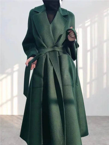 RosEvans Handmade Wool Coat - Double-Sided, Casual Style for Women - Buy Center US