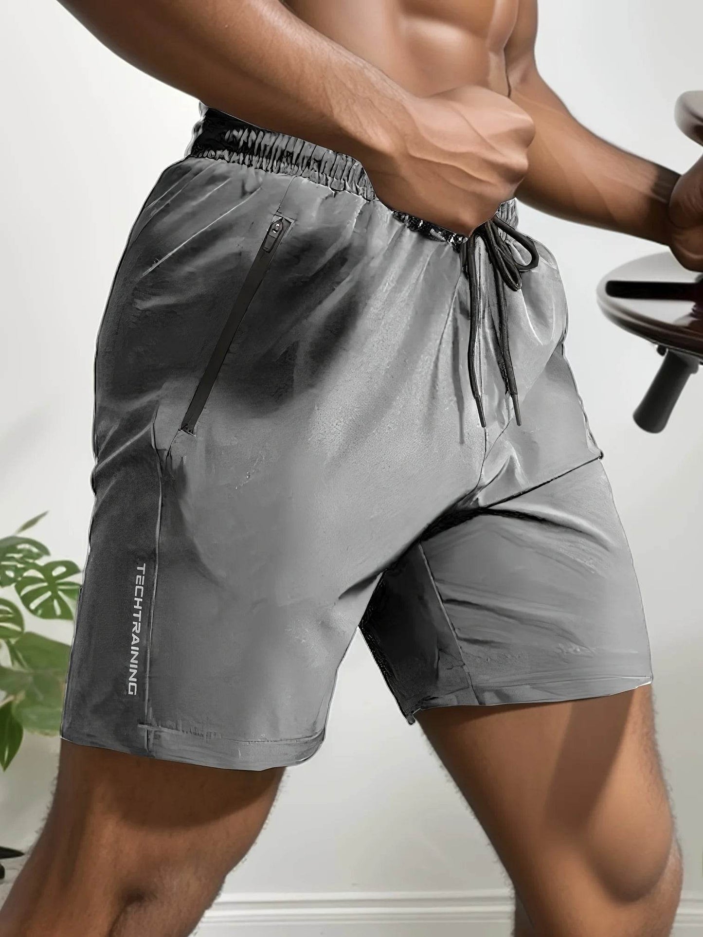 Men's Quick Drying Sports Shorts - Breathable Drawstring Waist for Summer - Buy Center US