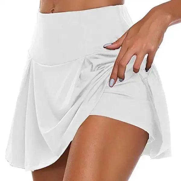 Zik Hekiy Women's Tennis Skirt with Shorts - Stretchy Summer Sporty Mini - Buy Center US