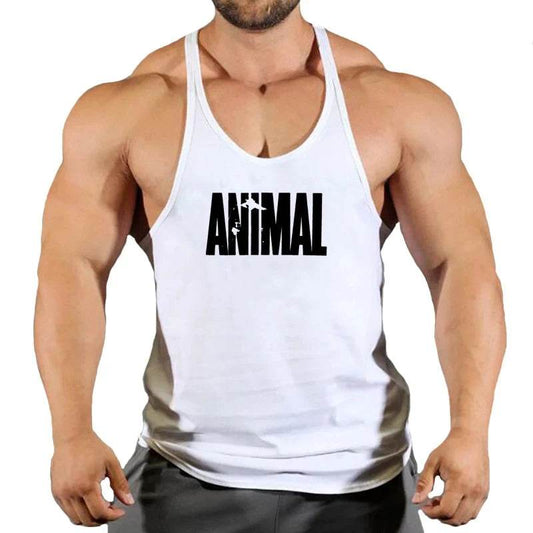 Men’s Fitness Stringer Vest - Casual Muscle Tank Top for Bodybuilding - Buy Center US