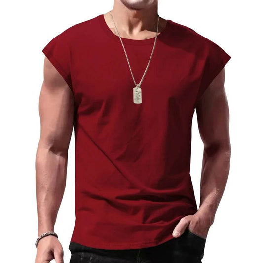 Men's Summer Sleeveless T-Shirt - Casual Sports Loose Fit Vest - Buy Center US