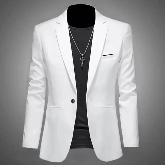 King Billion Men's Casual Business Suit Jacket - Slim Fit, Single Button - Buy Center US