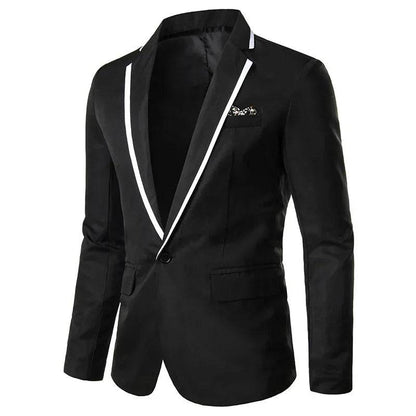 2023 Slims Men's Western Blazer - Stylish Solid Color for Casual Wear - Buy Center US