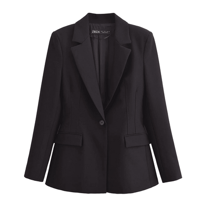 UNIZER Women's Fashion Casual Slimming Coat - Long Sleeve Pockets - Buy Center US