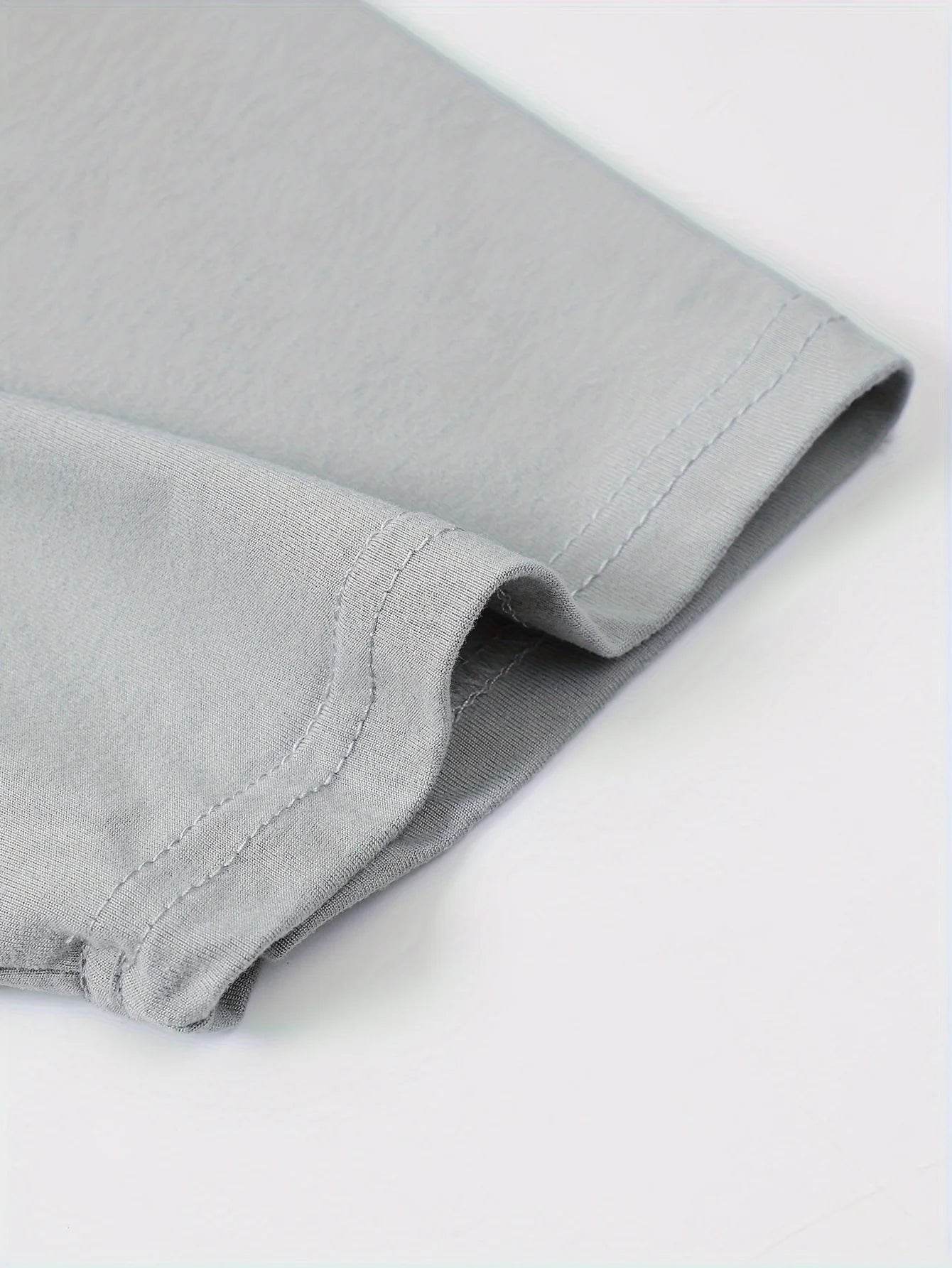 Men's Summer Casual T-Shirt - Lightweight Round Neck Breathable Top - Buy Center US