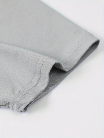 Men's Summer Casual T-Shirt - Lightweight Round Neck Breathable Top - Buy Center US