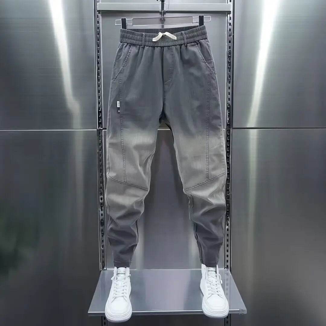 Luxury Men's Casual Loose Fit Denim Jeans - Spring & Autumn Streetwear - Buy Center US