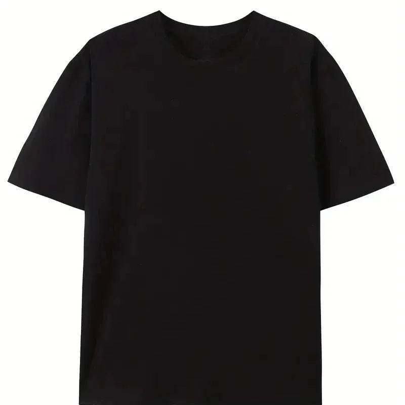 Men's Summer A-line Poker Pattern T-Shirt - Breathable Casual Cotton Tee - Buy Center US