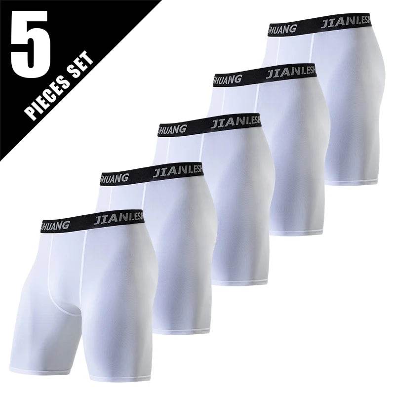 Men's Long Cycling Boxer Shorts - Comfortable Fitness Underwear for Training - Buy Center US