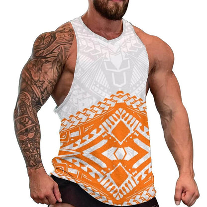 Samoan Men's Beach Vest - Polynesian Design for Summer Travel - Buy Center US