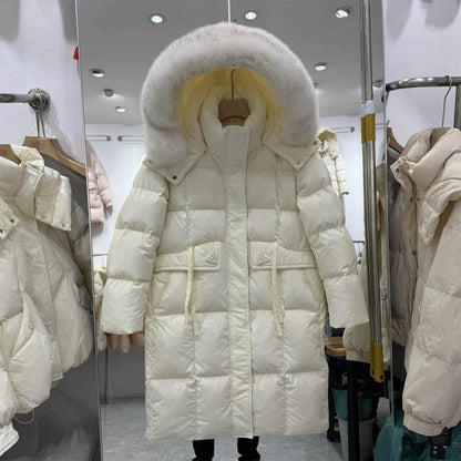 LAJWMPLXLSCN Women's Hooded Down Jacket - Thick & Knee Length - Buy Center US