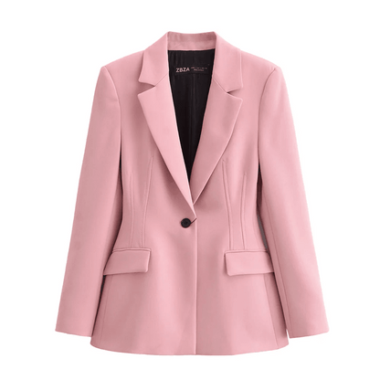 UNIZER Women's Fashion Casual Slimming Coat - Long Sleeve Pockets - Buy Center US