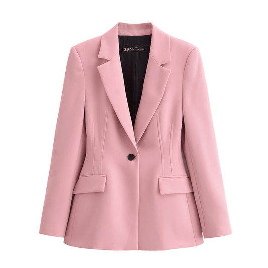 UNIZER Women's Fashion Casual Slimming Coat - Long Sleeve Pockets - Buy Center US