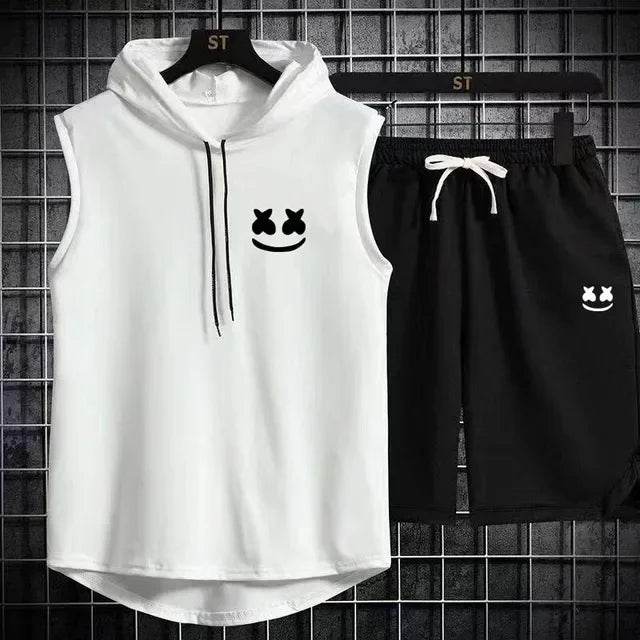 Summer Men's Two Piece Set - Casual T-Shirt & Shorts Tracksuit - Buy Center US