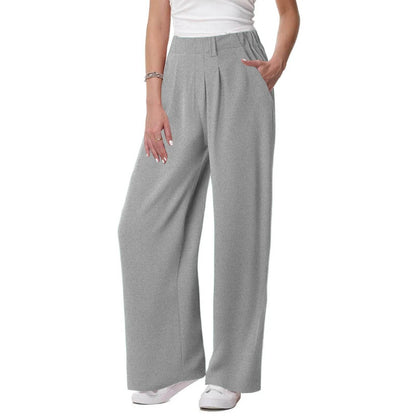 ZOMAXIUJEE Women's Solid Color Palazzo Pants - Casual & Comfortable - Buy Center US