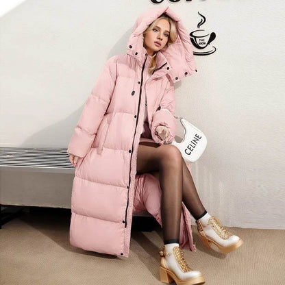 2025 Winter Long Down Cotton Jacket - Oversized & Warm Women's Coat - Buy Center US