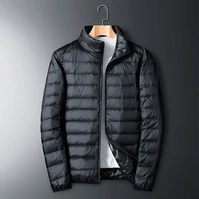 Men's Slim Fit Down Jacket - Super Light & Warm Winter Coat - Buy Center US