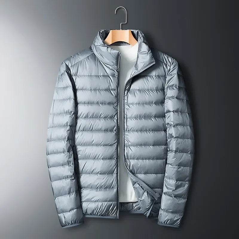 Men's Slim Fit Down Jacket - Super Light & Warm Winter Coat - Buy Center US
