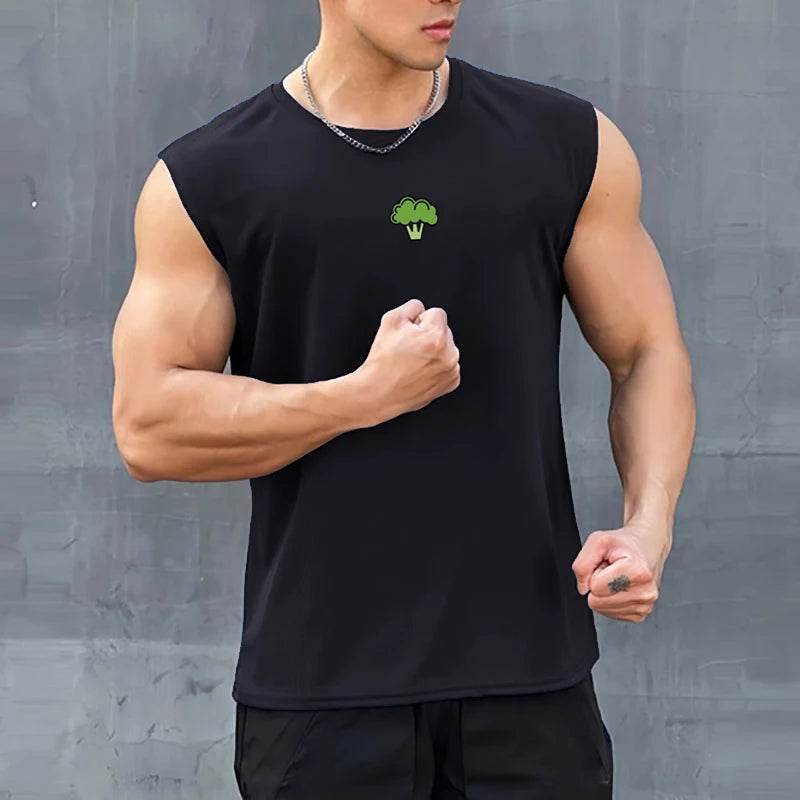 Muscleguys Men's Summer Gym Tank Top - Quick Dry, Loose Fit for Fitness - Buy Center US