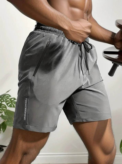Men's Quick Drying Sports Shorts - Breathable Drawstring Waist for Summer - Buy Center US