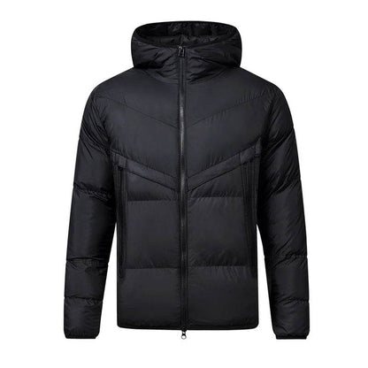 DIMUSI Men's Warm Down Parka - Thick Hooded Winter Sports Jacket - Buy Center US