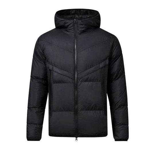 DIMUSI Men's Warm Down Parka - Thick Hooded Winter Sports Jacket - Buy Center US