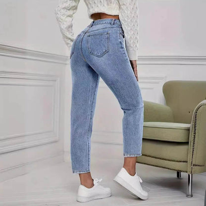WQAFVG Women's Casual Ripped Jeans - Spring/Summer Fashion Style - Buy Center US