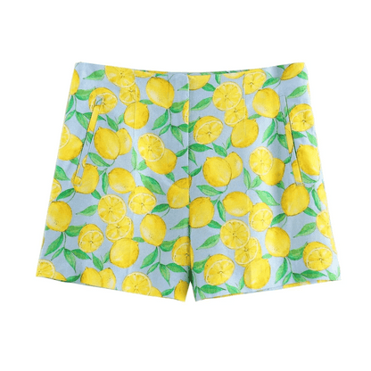 UNIZERA Spring Women's Linen Top & Shorts Set - Slim Fit Floral Design - Buy Center US