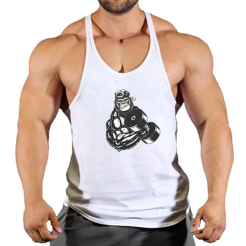 Men's Casual Gym Tank Top - Sleeveless Fitness Vest for All Seasons - Buy Center US