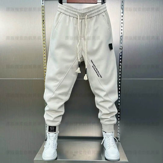 Autumn Winter Men's Tracksuit - Casual Wide Pants with Pockets - Buy Center US