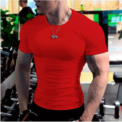 Summer Men’s Compression T-Shirt - Breathable, Quick-Dry Casual Top - Buy Center US