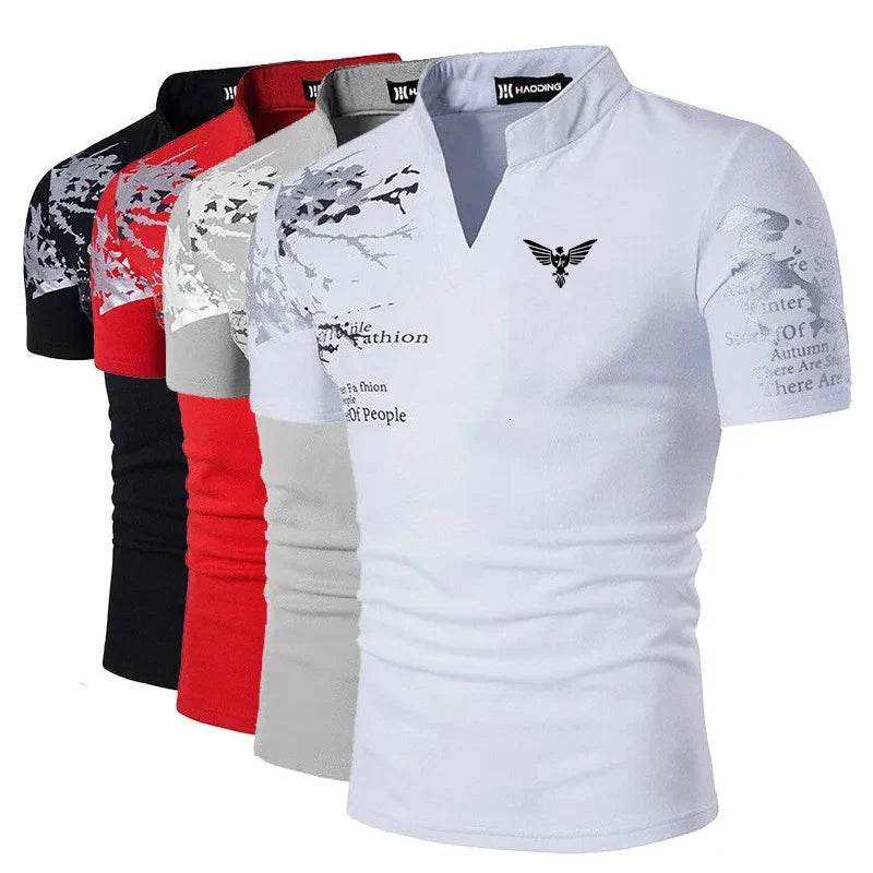 DINGSHITE Men's Casual Polo Shirt - Short Sleeve Comfortable Fit - Buy Center US