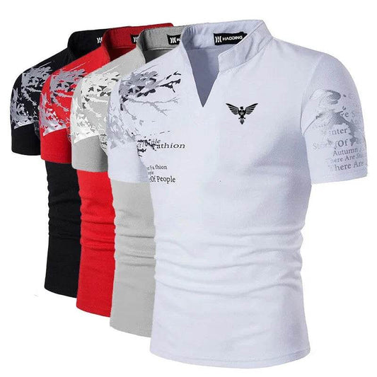 DINGSHITE Men's Casual Polo Shirt - Short Sleeve Comfortable Fit - Buy Center US