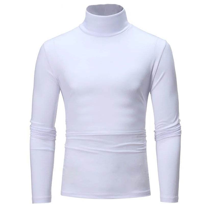 Men's Casual Slim Fit Turtleneck Pullover - Lightweight & Breathable Top - Buy Center US