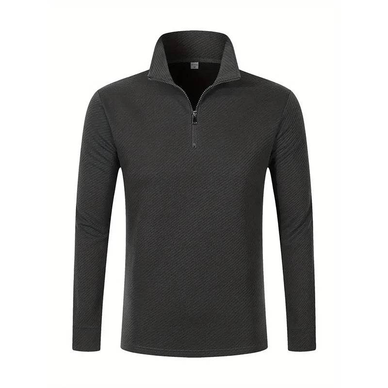 FYZS Men's Long Sleeve Polo Shirt - Comfortable, Breathable Casual Top - Buy Center US