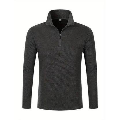 FYZS Men's Long Sleeve Polo Shirt - Comfortable, Breathable Casual Top - Buy Center US