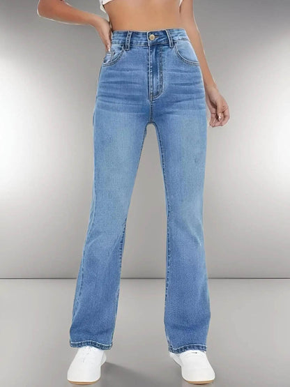 LEEYOVEE High Waist Slimming Denim Jeans - European Casual Style - Buy Center US