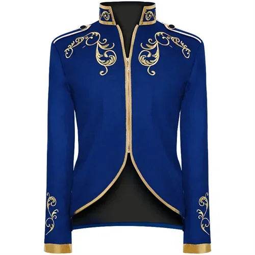 Qj Cinga British Style Embroidered Flower Suit - Wedding Party Blazer - Buy Center US