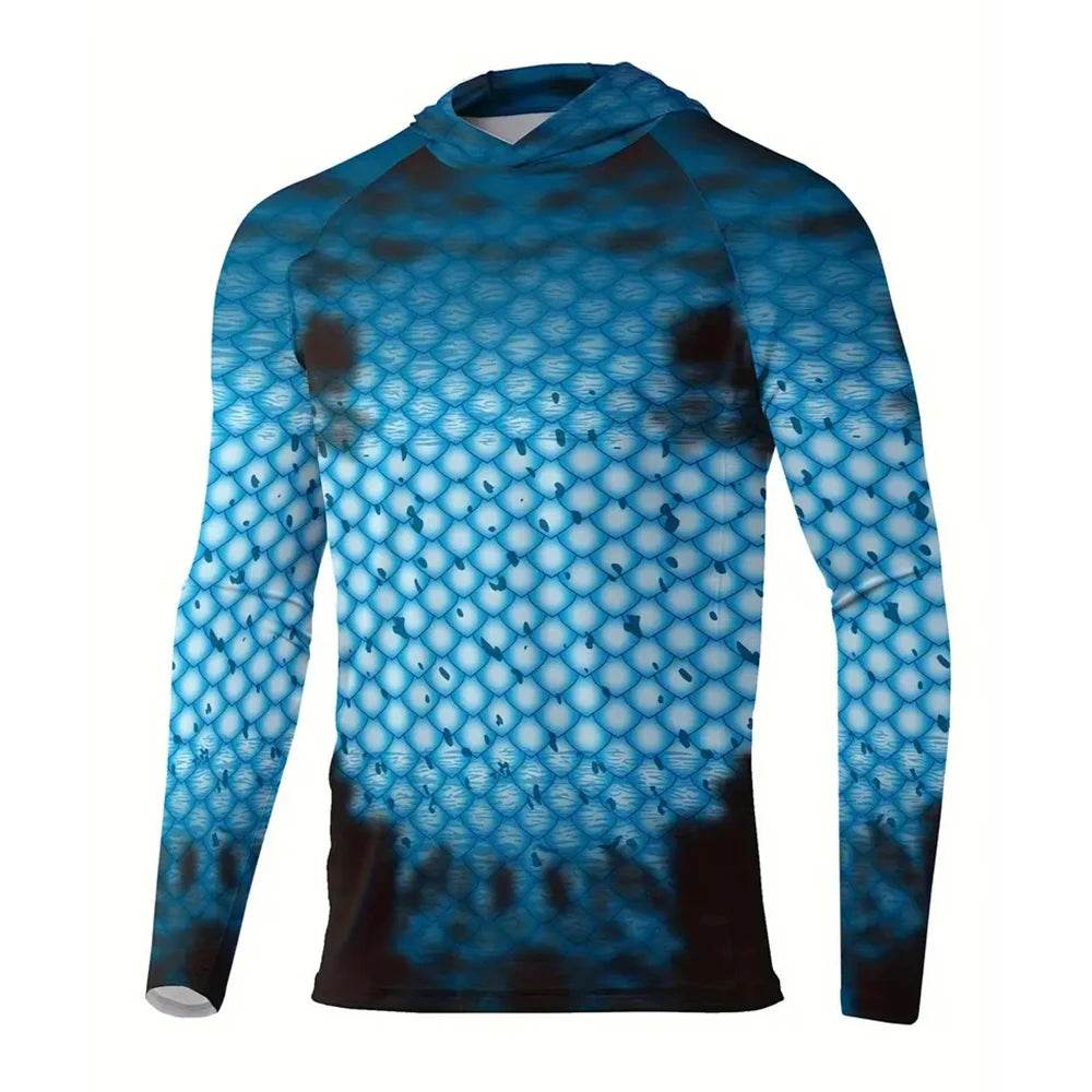 2025 Men's UPF 50+ Sun Protection Hoodie - Quick Dry & Breathable Shirt - Buy Center US