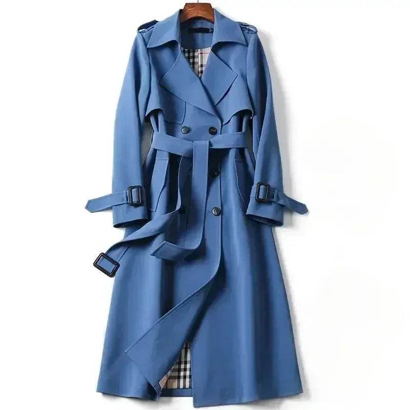 BiggOrange Women's Casual Solid Color Long Sleeve Spring Coat - Buy Center US