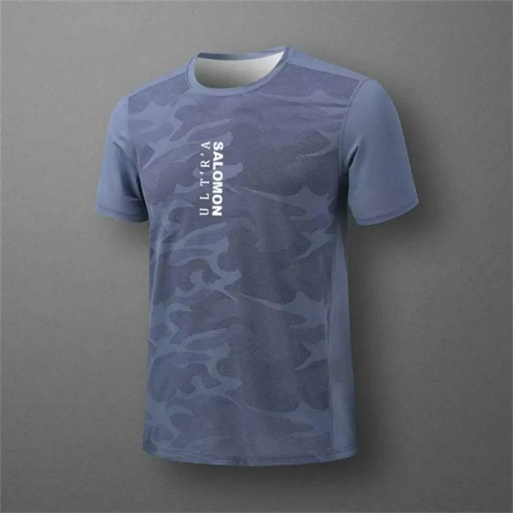 Men's Breathable Gradient Printed T-Shirt - Casual Short Sleeve for Summer - Buy Center US