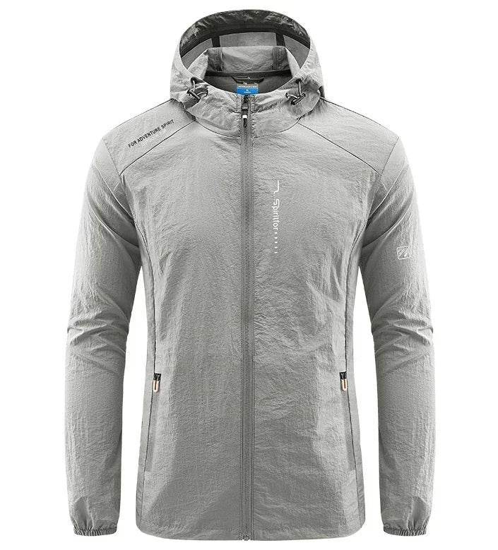 BOOERJUE Men's Thin Quick Dry Jacket - Sun-Protective Hooded Windbreaker - Buy Center US