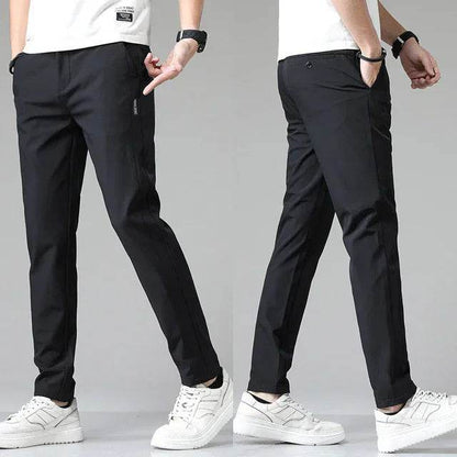 CHOLYL Men's Ultra-Thin Stretch Slim Casual Pants - Breathable Golf Trousers - Buy Center US
